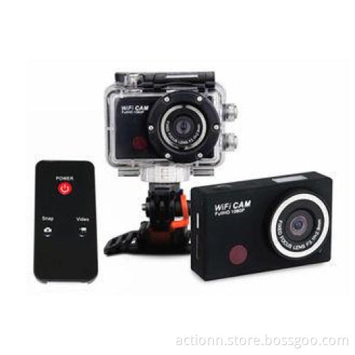 Mini Wearable 1080P 5MP WIFI Action Camera Remote Control F